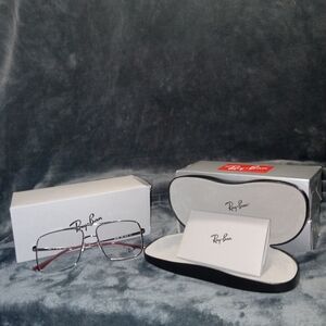 Ray-Ban Silver and Black Eyeglasses